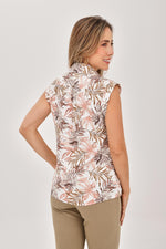 Blusa Manga Rodada Fondo entero Crudo