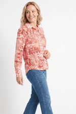 Blusa en rayón para mujer rojo
