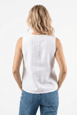 Blusa en algodón para mujer blanco