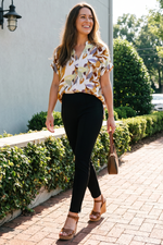 Blusa en Rayón Mostaza para Mujer