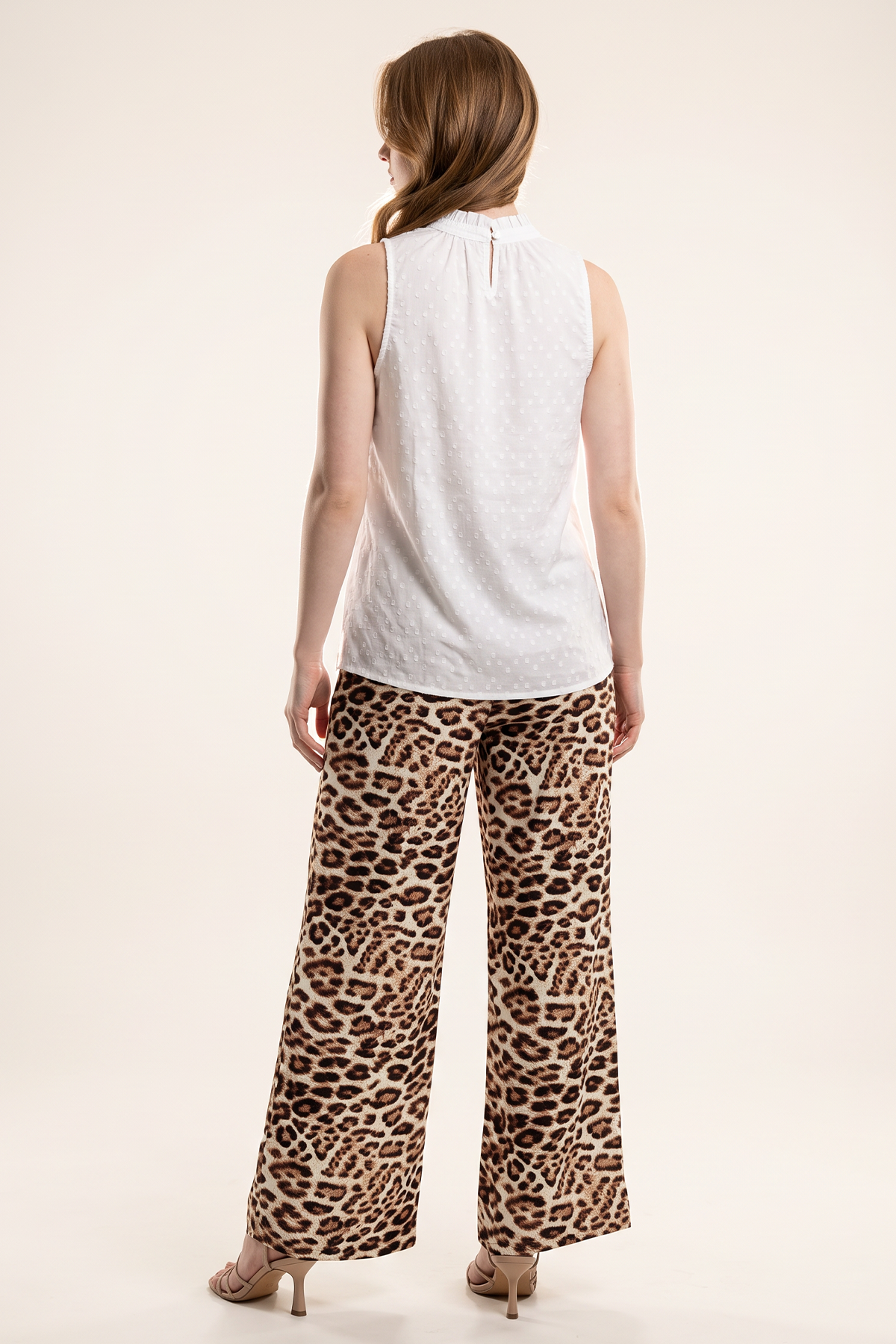 Blusa en Algodón Crudo para Mujer