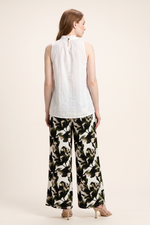 Blusa en Polyester Twill Crudo para Mujer