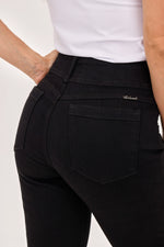 Jean Pretina Ancha Tiro Medio Negro