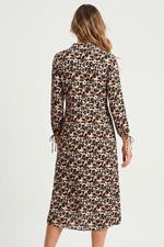 Vestido en Rayón Camel para Mujer
