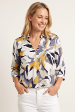 Blusa en Rayón Gris Oscuro para Mujer