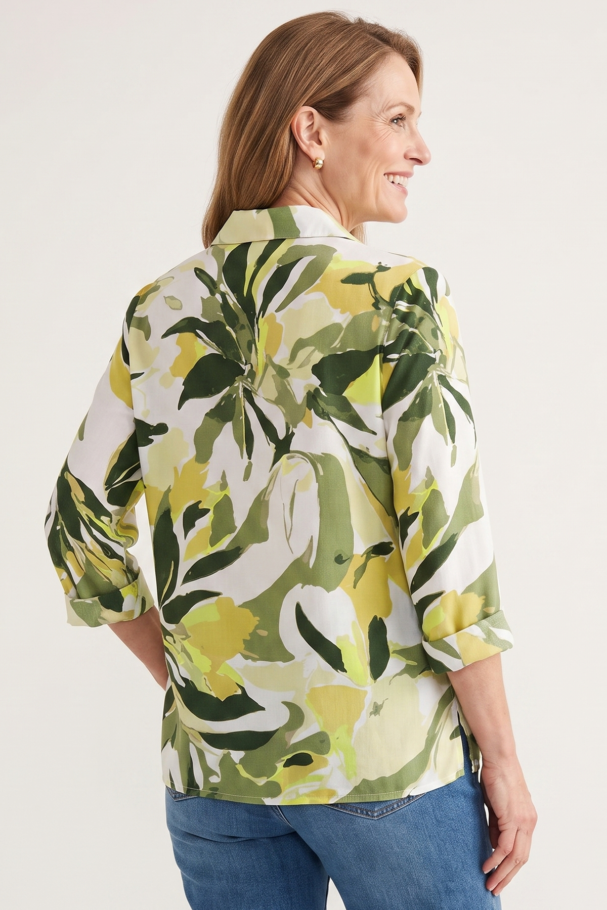 Blusa en Rayón Verde para Mujer