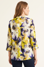 Blusa Manga 3/4 en Rayón Morada para Mujer