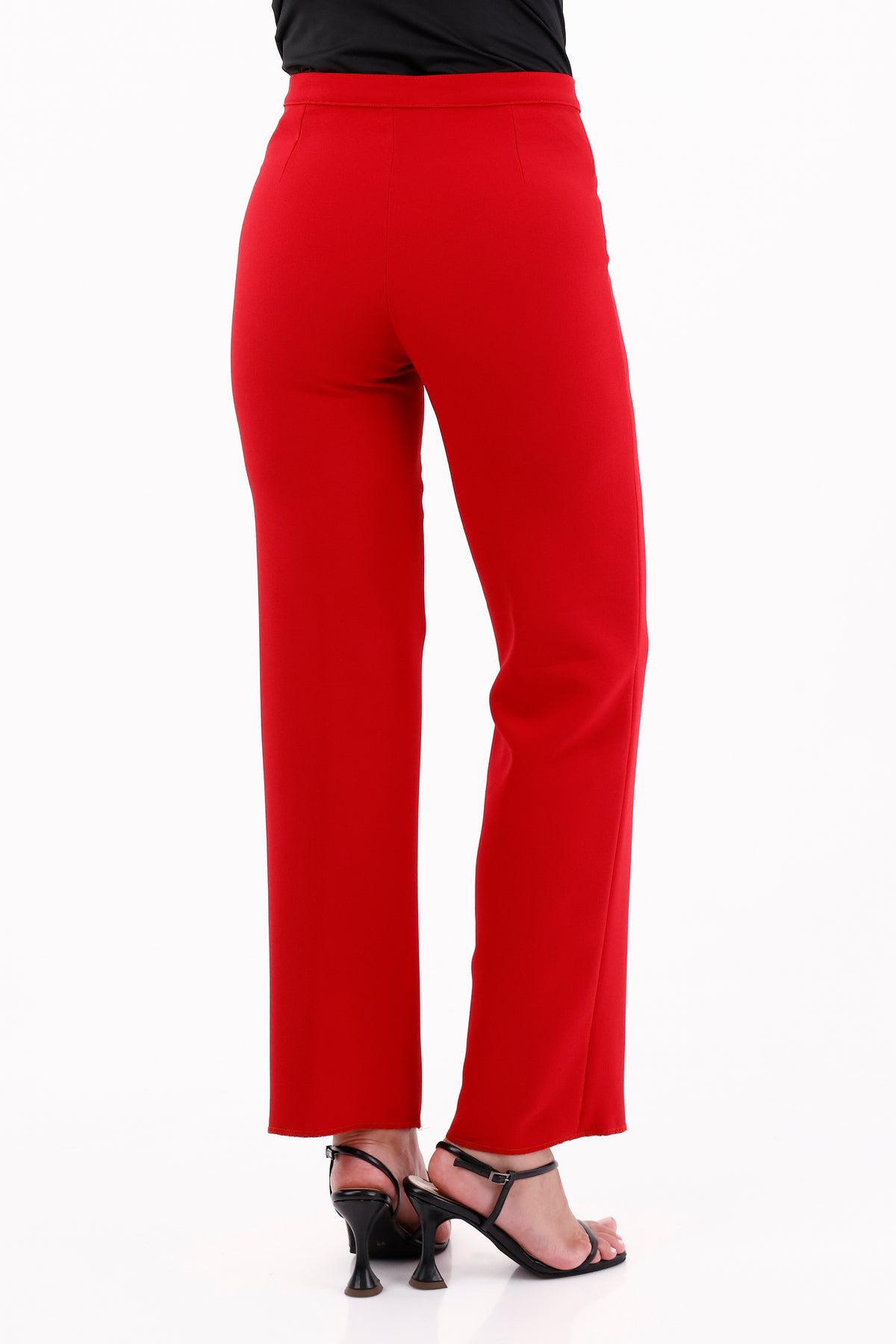Pantalón Clásico Prada Rojo