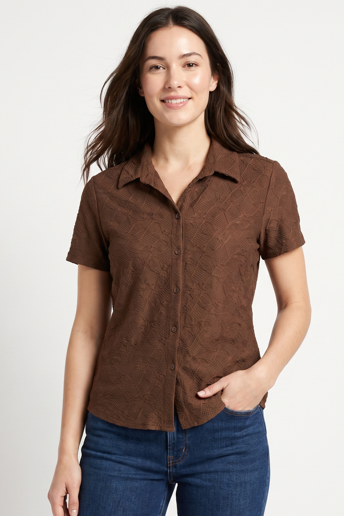 Camiseta en Jersey Cafe para Mujer