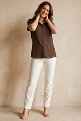 Camiseta en Jersey Cafe para Mujer