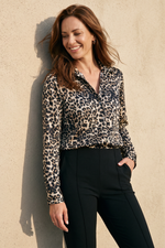 Camiseta en Licra Camel para Mujer