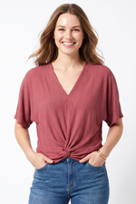 Camiseta en Licra Palo de Rosa para Mujer