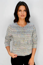 Chaqueta Lurex Bolsillo Rosado