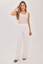 Pantalón Chifón Crudo