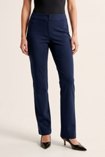 Pantalón Casual Azul Índigo en Poliéster para Mujer