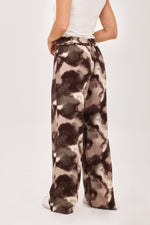 Pantalón Étnico Cinturón Café