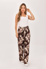 Pantalón Étnico Cinturón Café