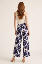 Pantalón en Rayón Azul para Mujer