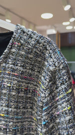 Chaqueta Lurex Bolsillo Rosado