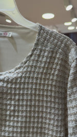 Chaqueta Lurex Bolsillo Beige