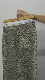 Jean Animal Print Pardo Café